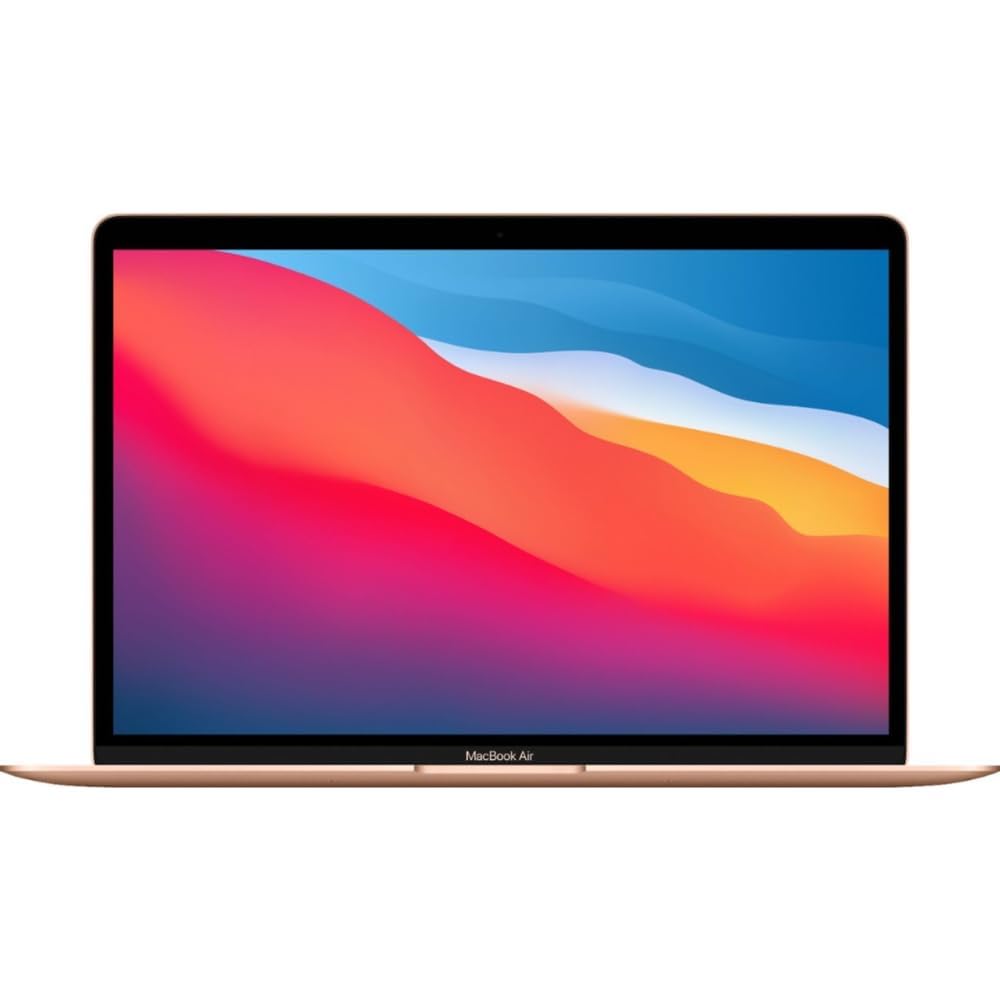 Apple Late 2020 MacBook Air with Apple M1 Chip, 13-inch, 8GB RAM, 256GB SSD, Gold (Renewed) | 256GB SSD, Renewed, M1, 2020, Gold, 13 inch