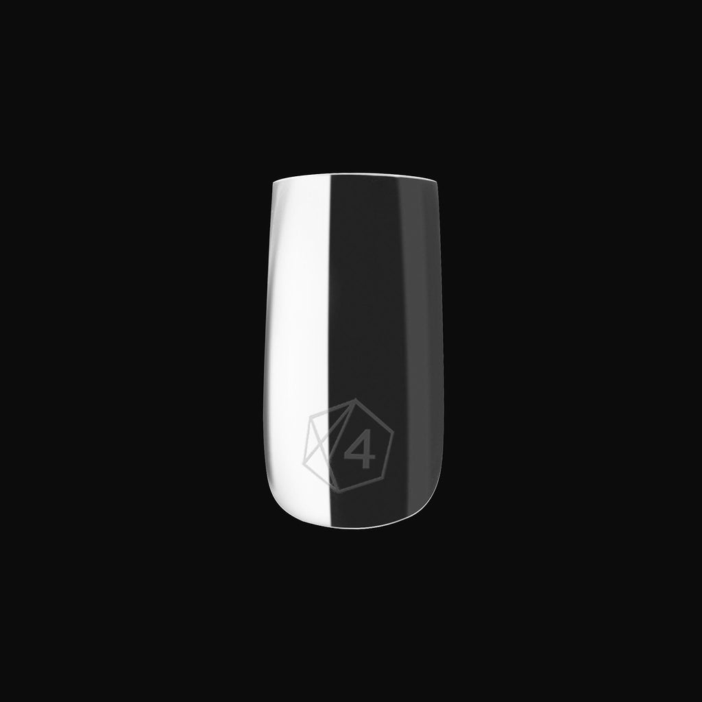 Aprés Gel-X® Square Box of Nail Tips | 280 Gel-X Tips, Soft Tips, 14 Sizes 00-9 | Half-sizes Included (Natural Square Medium, 280 Count)
