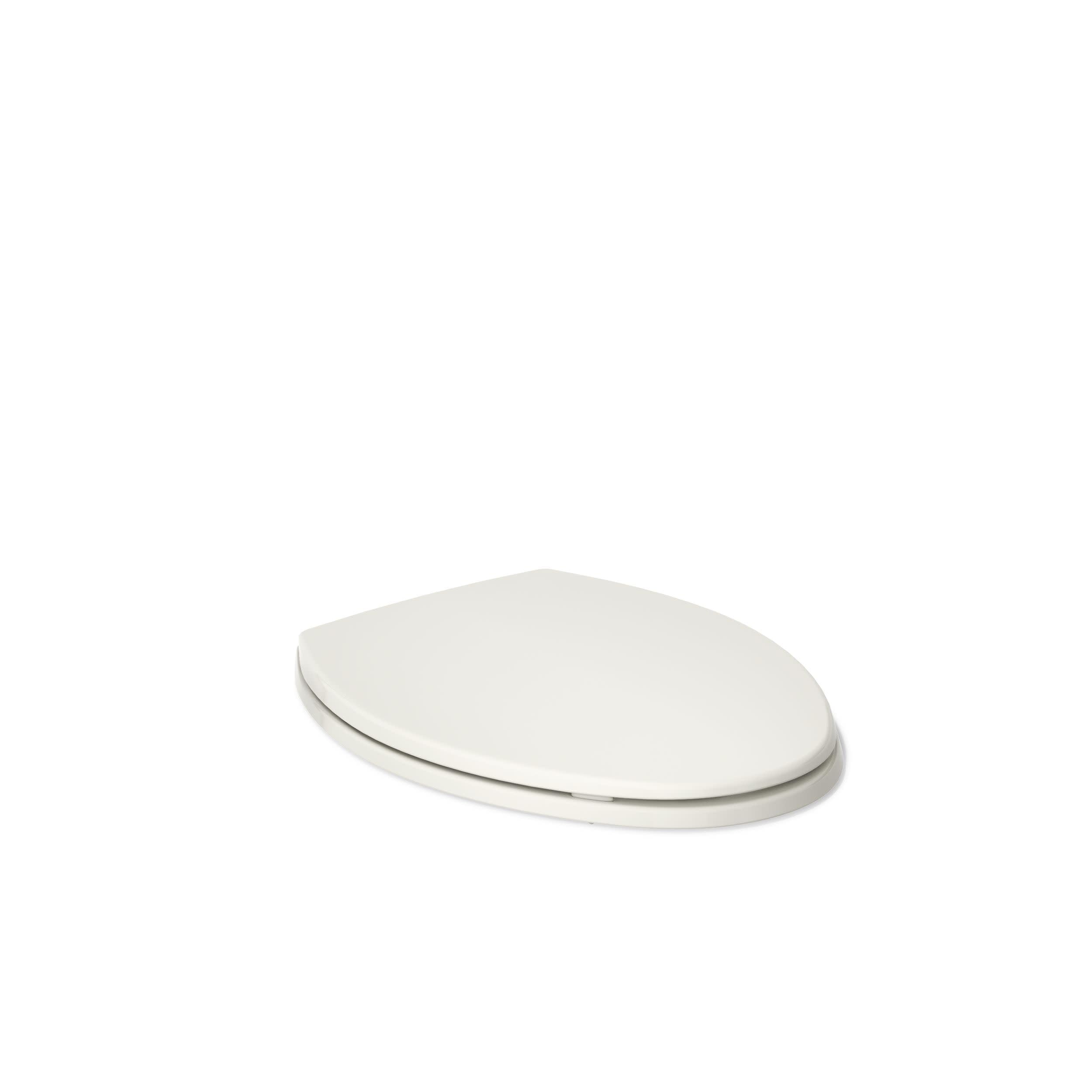 KOHLER K-4775-0 Brevia Round Toilet Seat with Quick-Release Hinges And Quick-Attach Hardware For Easy Clean, White