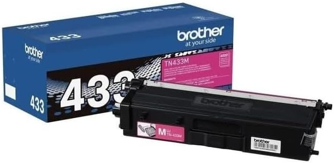 Brother TN433C, TN433M, TN433Y (TN-433C, TN-433M, TN-433Y) Cyan, Magenta and Yellow Color Toner Cartridge Set