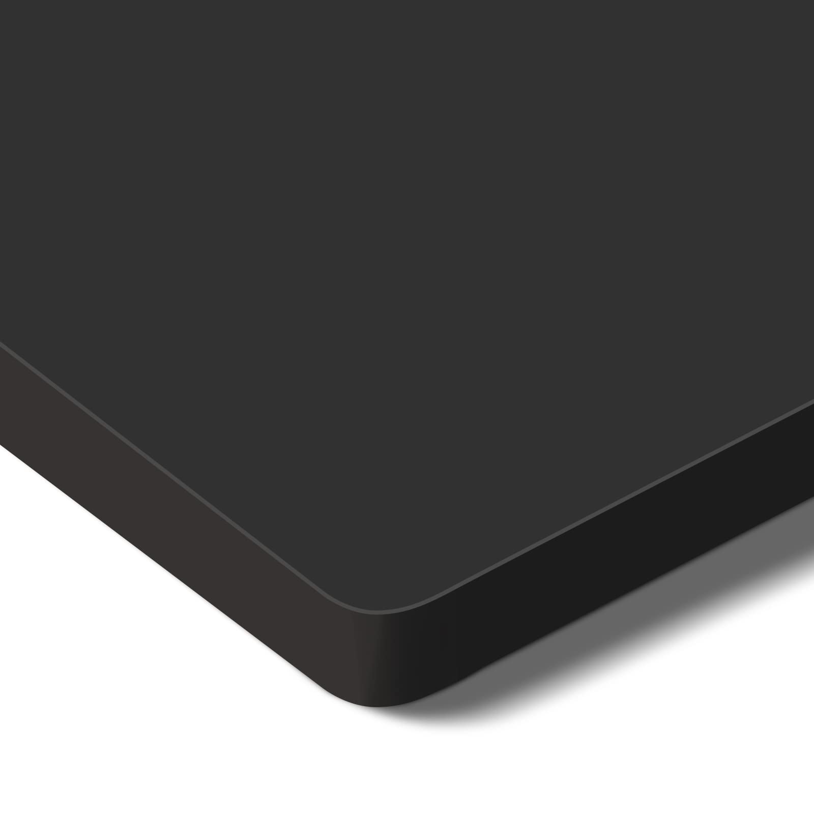 SANODESK Whole-Piece Particle Board Table Top for Standing Desk Home Office Desk DIY, 40x24x1 Inch Black Desk Top