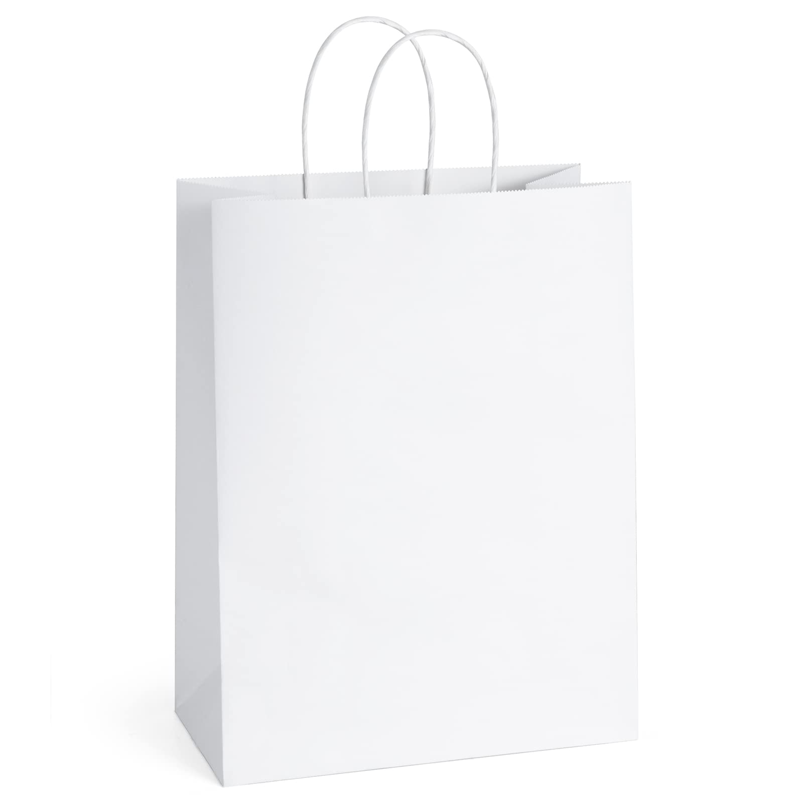 BagDream Gift Bags 10x5x13 25Pcs Kraft Paper Shopping Bags with Handles, for Gifts, Business, Merchandise, Retail, Party Favor, Black Recycled Paper Sacks