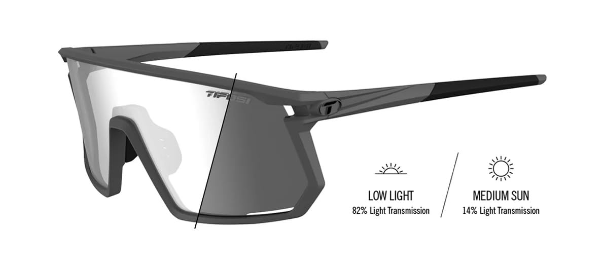 Tifosi Moab Cycling Glasses - Ideal For Cycling (Gravel, MTB & Road), Baseball & Pickleball - Shatterproof Polycarbonate Lens