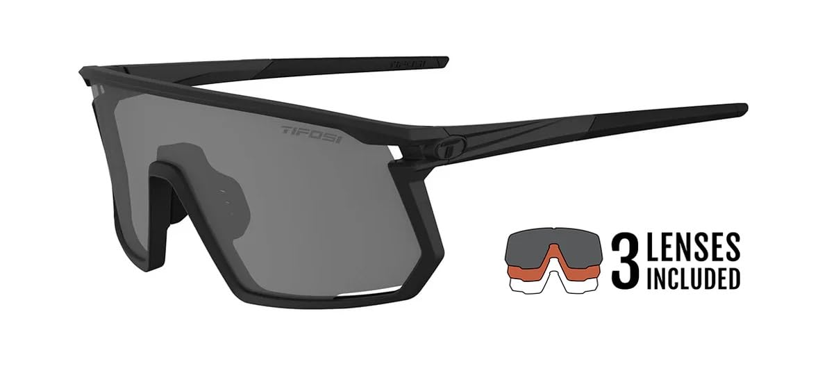 Tifosi Moab Cycling Glasses - Ideal For Cycling (Gravel, MTB & Road), Baseball & Pickleball - Shatterproof Polycarbonate Lens