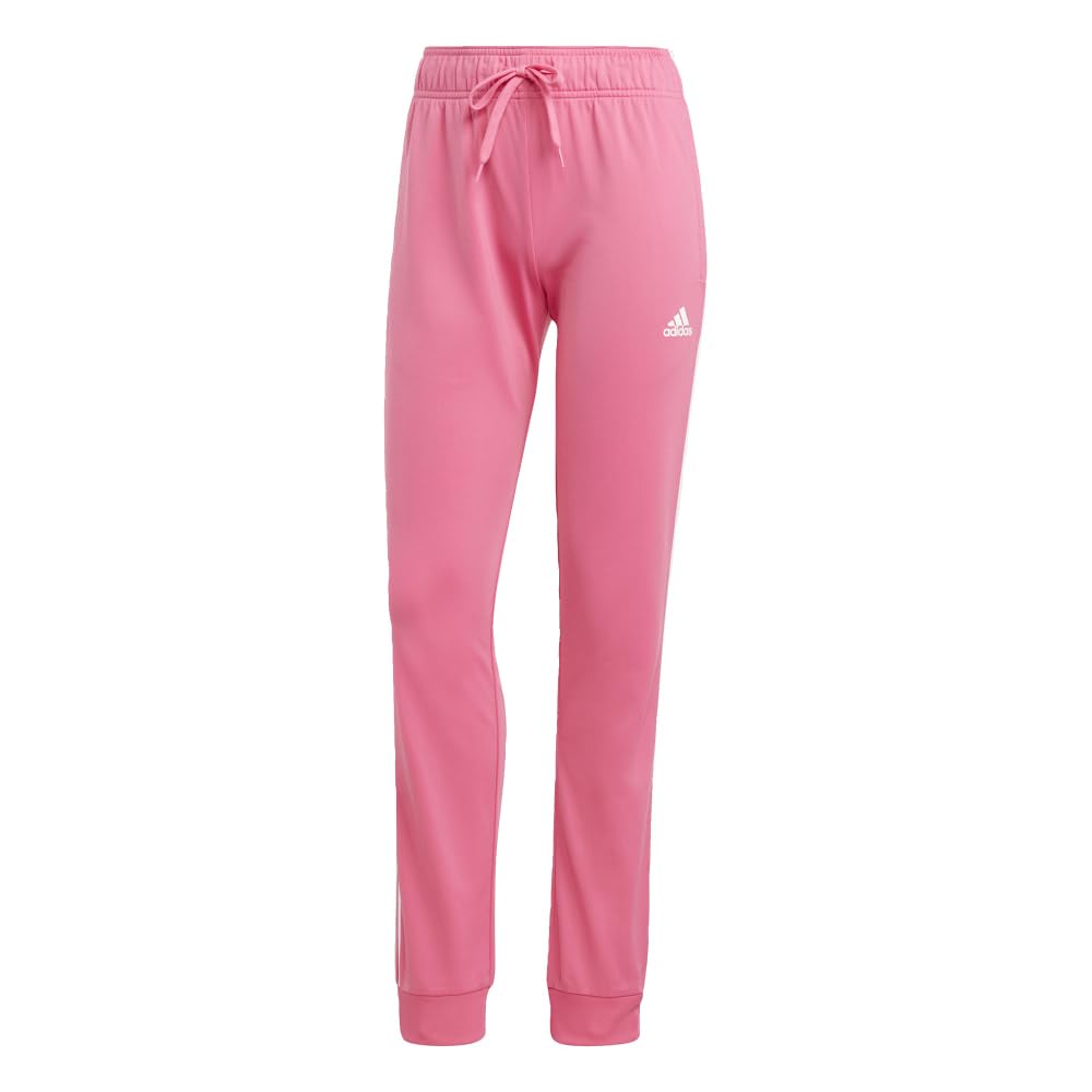 Adidas Womens Essentials Fleece Tapered Cuff Pants