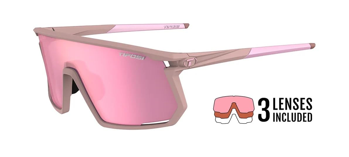 Tifosi Moab Cycling Glasses - Ideal For Cycling (Gravel, MTB & Road), Baseball & Pickleball - Shatterproof Polycarbonate Lens