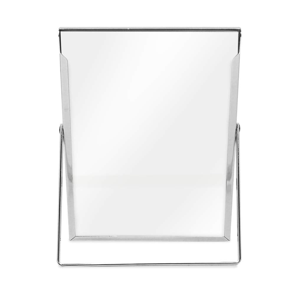 Laura Ashley 2x3 Rose Gold Flat Metal Picture Frame (Vertical) with Pull-Out Easel Stand, Made for Tabletop, Counterspace, Shelf and Desk (2x3, Rose Gold)