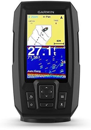 Garmin Striker Plus 4 with Dual-Beam Transducer and Protective Cover, 4.3" LED Display, 1.1 lbs, Fishfinder, Plus 4 Model