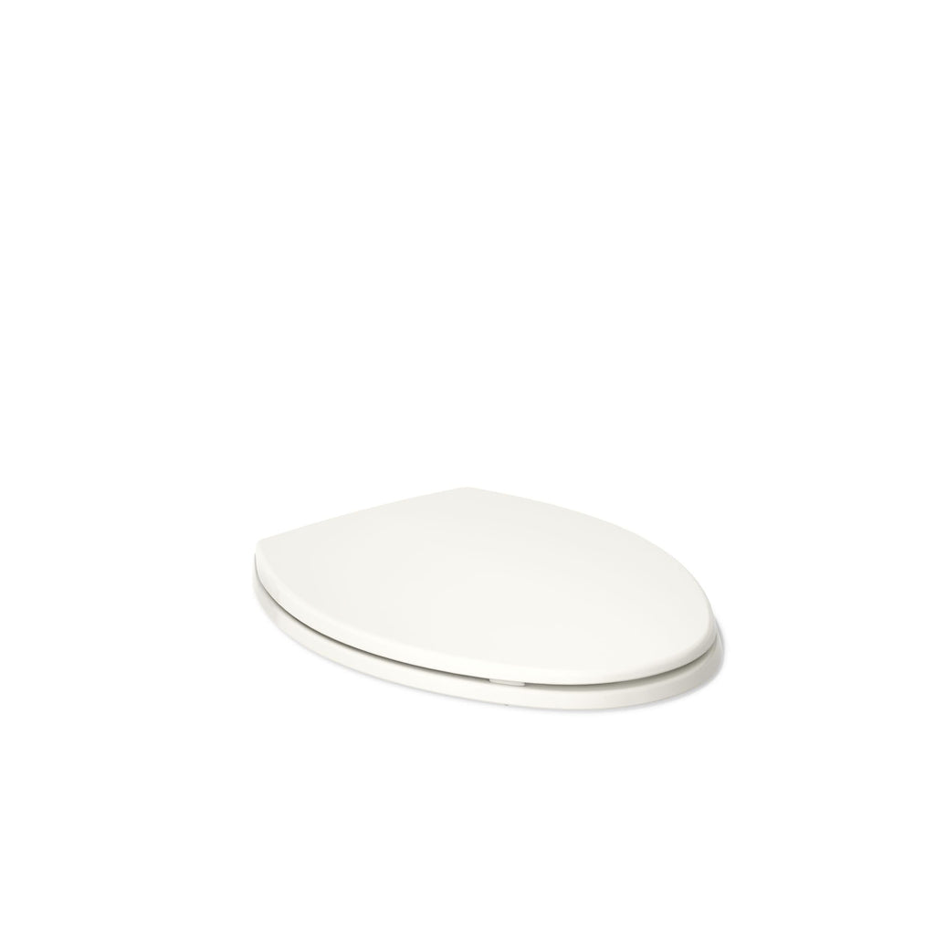 KOHLER K-4775-0 Brevia Round Toilet Seat with Quick-Release Hinges And Quick-Attach Hardware For Easy Clean, White