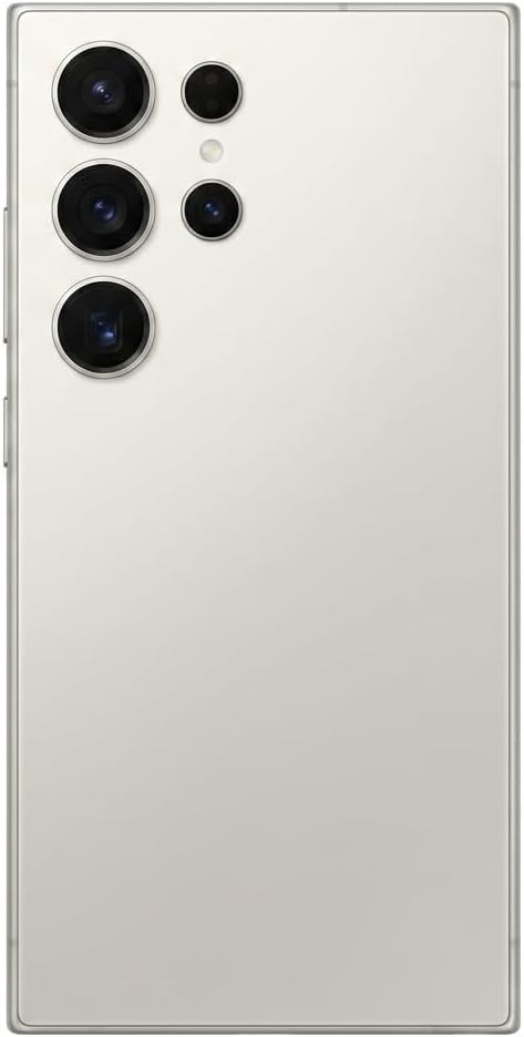 Samsung Galaxy S25 Ultra 5G 2025 (International Version) | GSM Unlocked (T-Mobile) | 512GB Storage + 12GB RAM SM-S938B Qualcomm Snapdragon 8 Elite Android 15 Smartphone (Titanium White Silver)