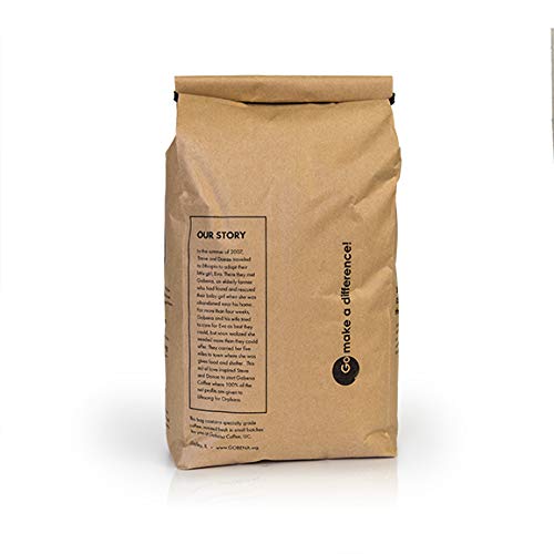 Gobena Coffee 5lb Fair Trade Organic Certified Honduran Ground Medium Roast,100% Arabica Specialty Coffee, 80 ounces, 5 pounds, Bulk