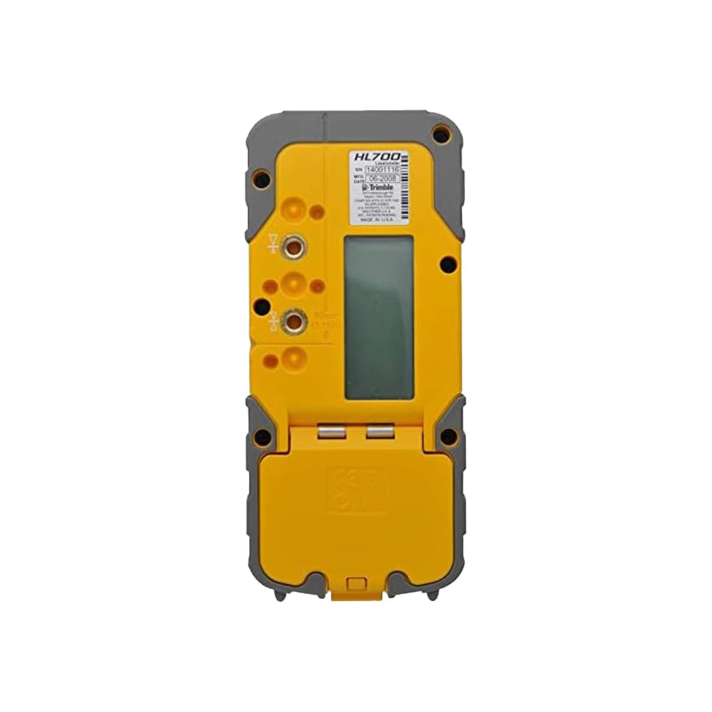 Spectra Precision HR150U Laser Receiver for Interior Leveling with red or green beam rotating lasers. Dual Sided LED Display, Magnetic Mount, Includes Rod Clamp and Alkaline Batteries