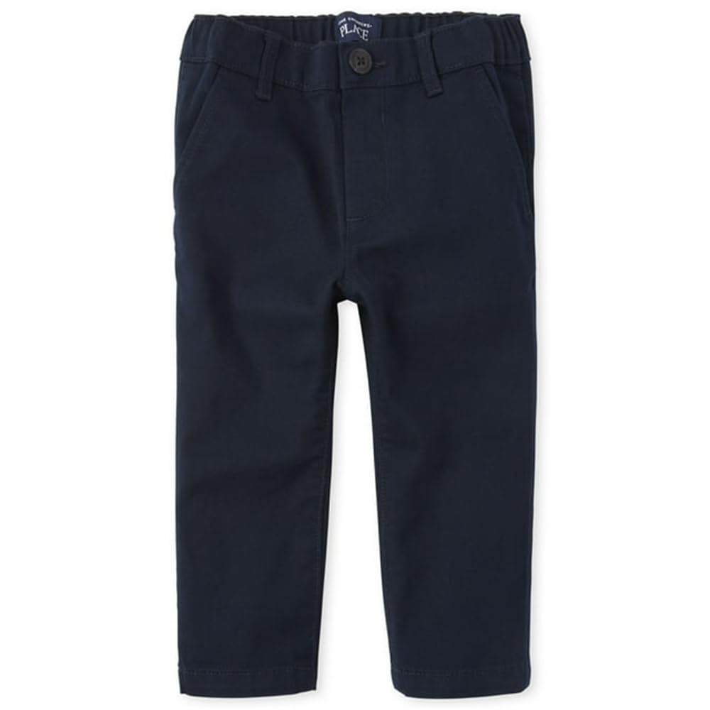 The Children's Place Boys' Stretch Relaxed Straight Chino Pants, Multipacks