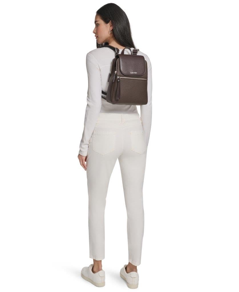 Calvin Klein Elaine Bubble Lamb Novelty Key Item Flap Backpack