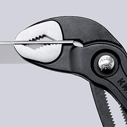 KNIPEX Tools Cobra Water Pump Pliers, 7 1/4 inch, red