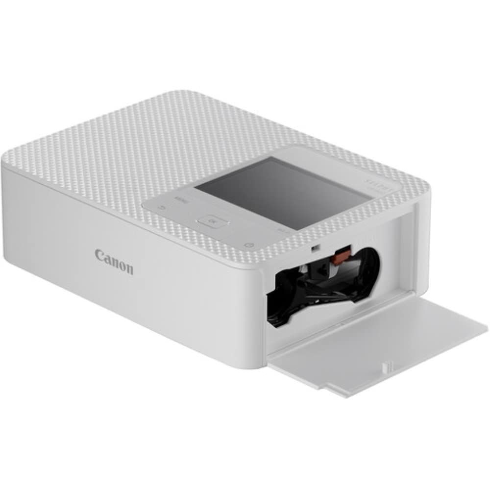 Canon SELPHY CP1500 Compact Photo Printer | Black with KP-108IN Color Ink and Paper Set (2 Items)