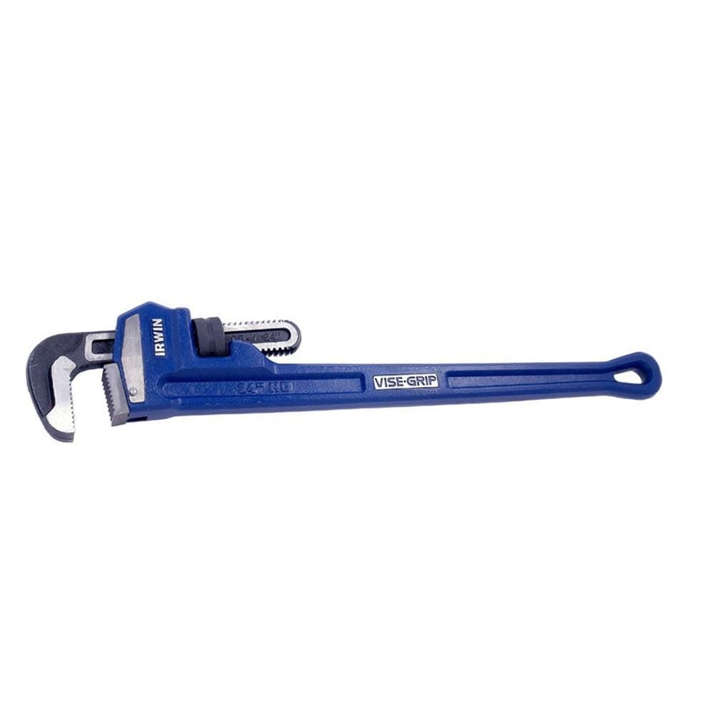 IRWIN Tools VISE-GRIP Pipe Wrench, Cast Iron, 1-Inch Jaw, 8-Inch Length (274105), Blue