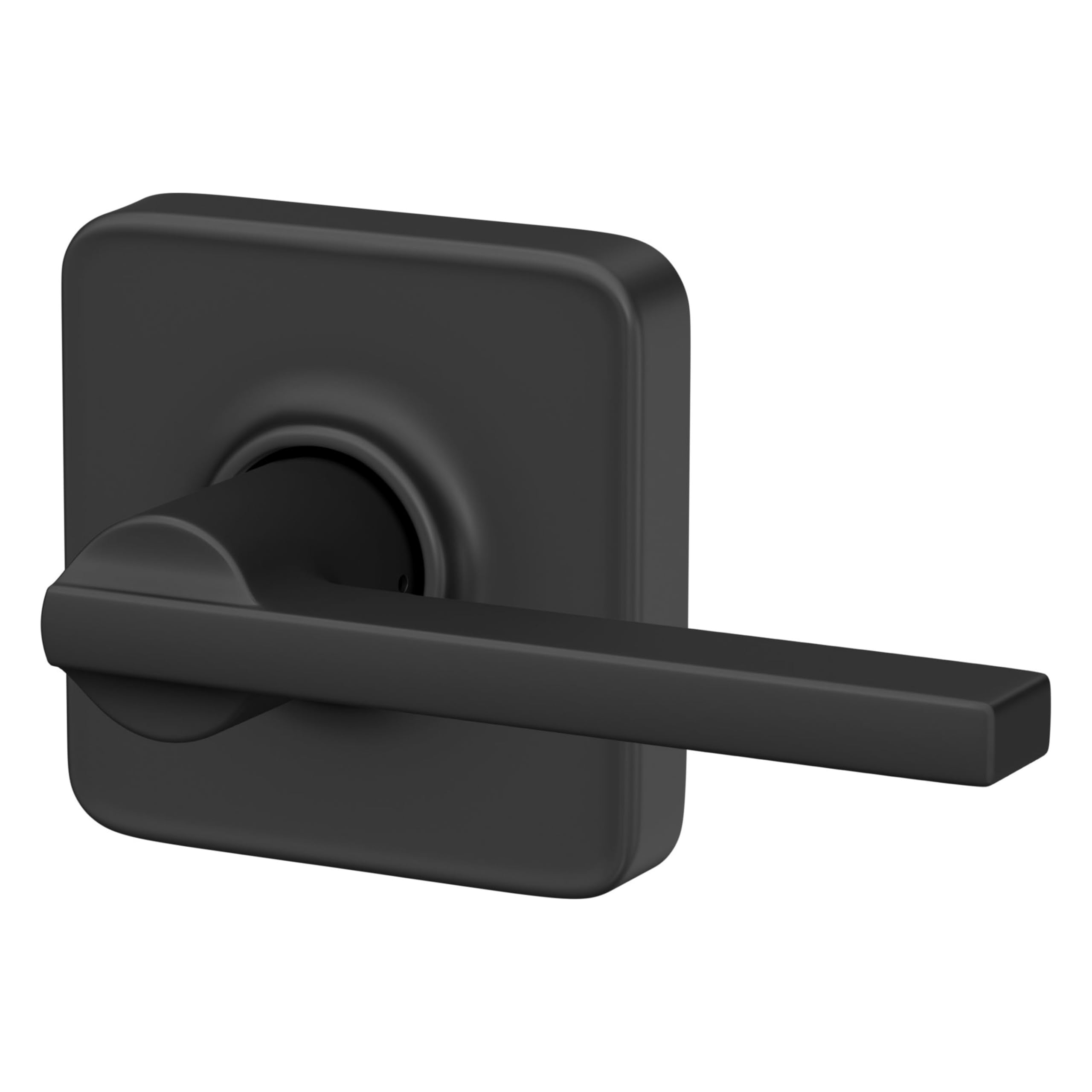Schlage F10 LAT 716 Latitude Door Lever, Hall & Closet Passage Lock, Aged Bronze
