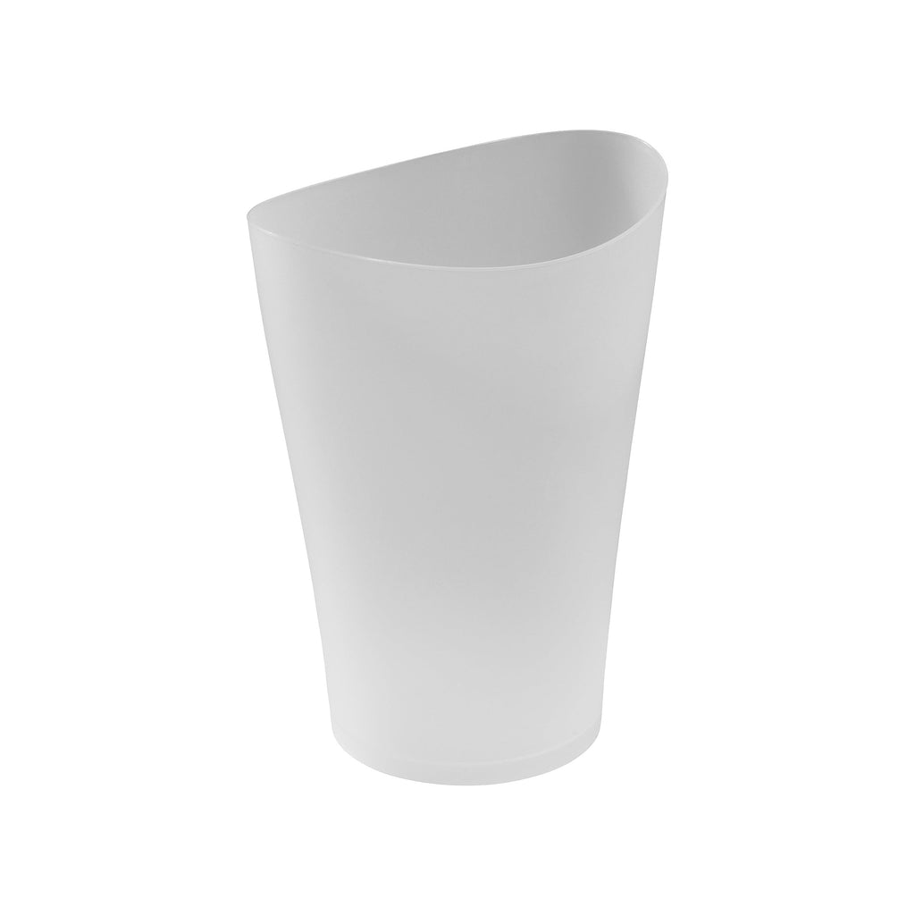 Rubbermaid Wastebasket, 2.25 Gallon, Plastic, Clear | For Bathroom/Vanity | Pack of 6