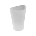 Rubbermaid Wastebasket, 2.25 Gallon, Plastic, Clear | For Bathroom/Vanity | Pack of 6