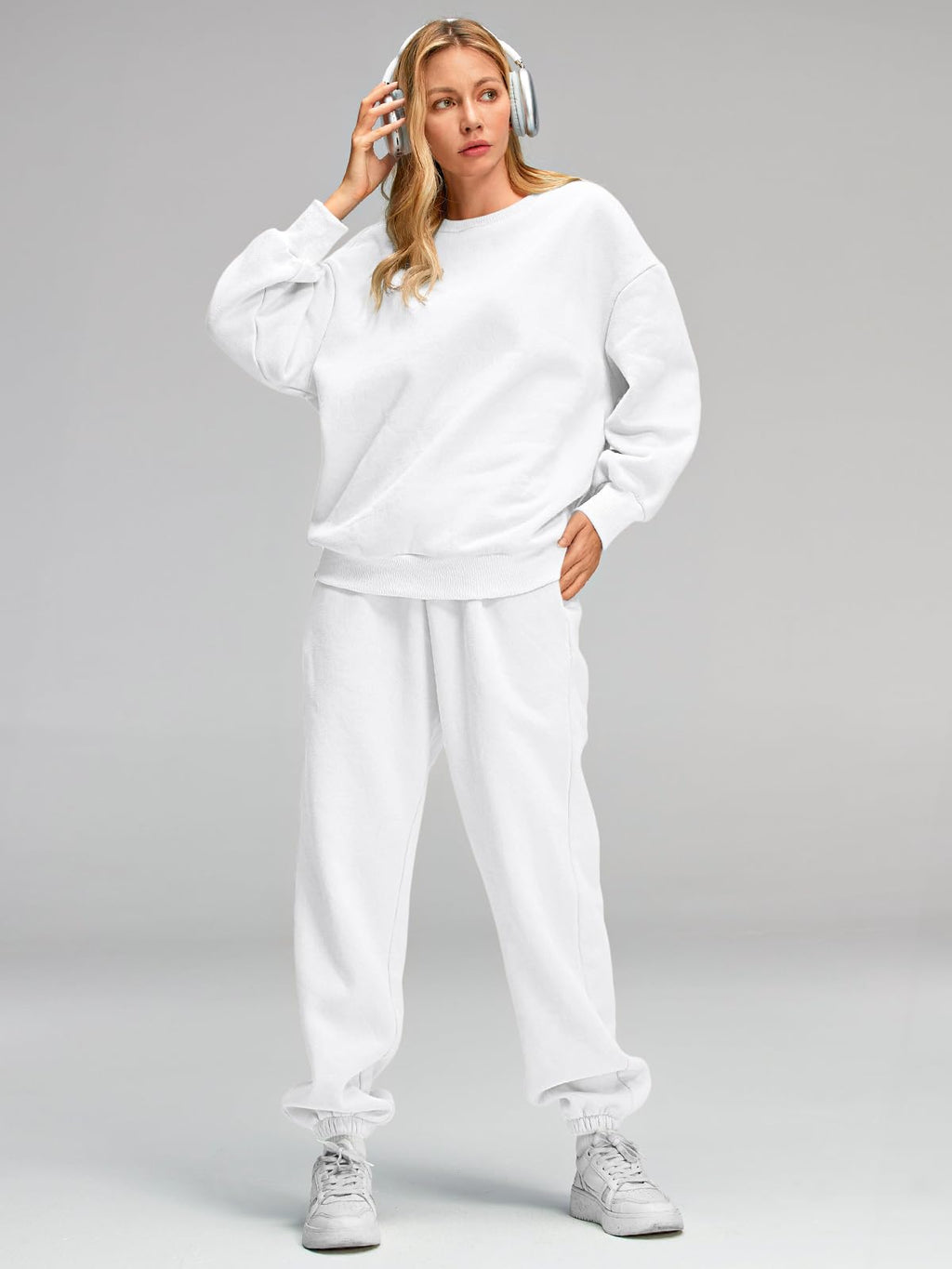 AUTOMET Womens 2 Piece Outfits Sweatsuit Lounge Sets Matching Sweat Set Pockets