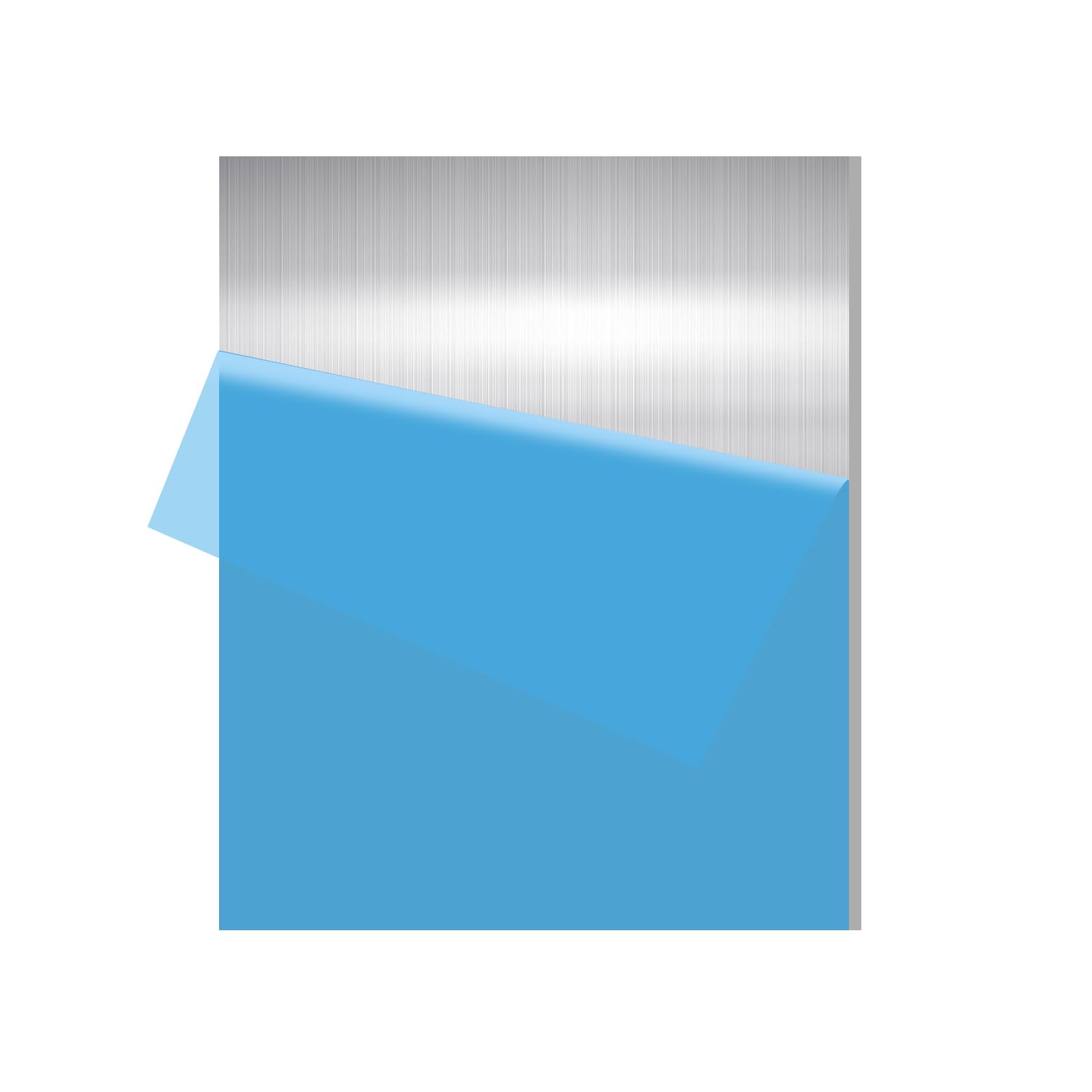 5PCS 6061 Aluminum Sheet Metal 1/4" x 4" x 4", Aluminum Plates Covered with Protective Film, Heat Treatable Aluminum Flat Bar for DIY Craft, Industry