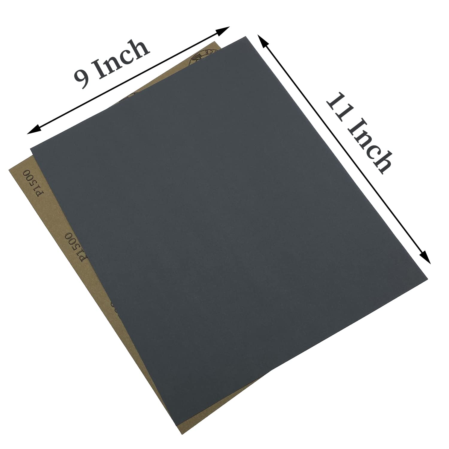 80 Grit Wet Dry Sandpaper, 9 x 11 Inch Sanding Sheets, 10PCS Premium Silicon Carbide Sand Paper for Wood Metal Ceramic or Auto Polishing and Scratches Removing