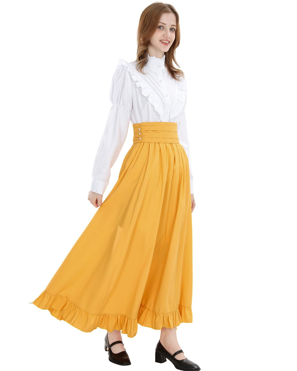 Victorian Dress for Women 2-Pieces 1800s Edwardian Dress Ball Gown Renaissance Costume