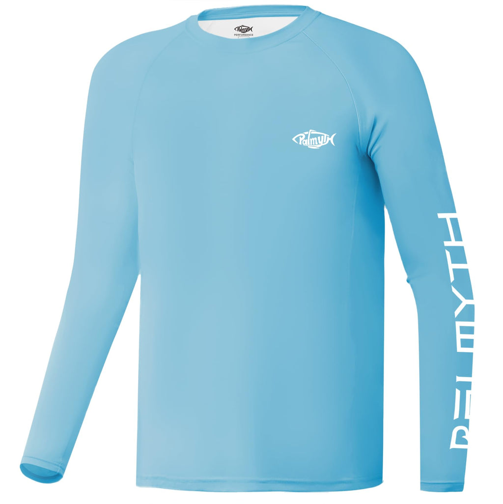 Palmyth Boys Fishing Shirt Youth Long Sleeve T-Shirt UPF 50+ Sun Protection