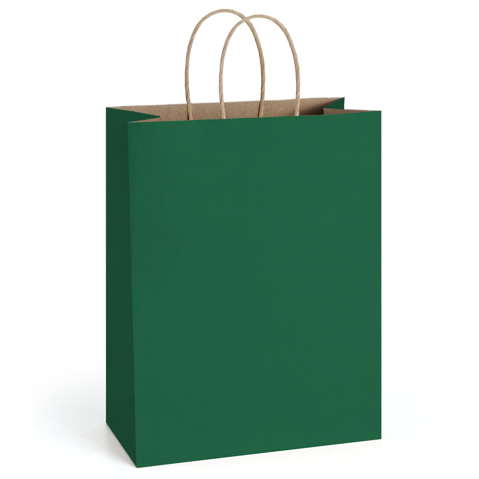 BagDream Gift Bags 10x5x13 25Pcs Kraft Paper Shopping Bags with Handles, for Gifts, Business, Merchandise, Retail, Party Favor, Black Recycled Paper Sacks