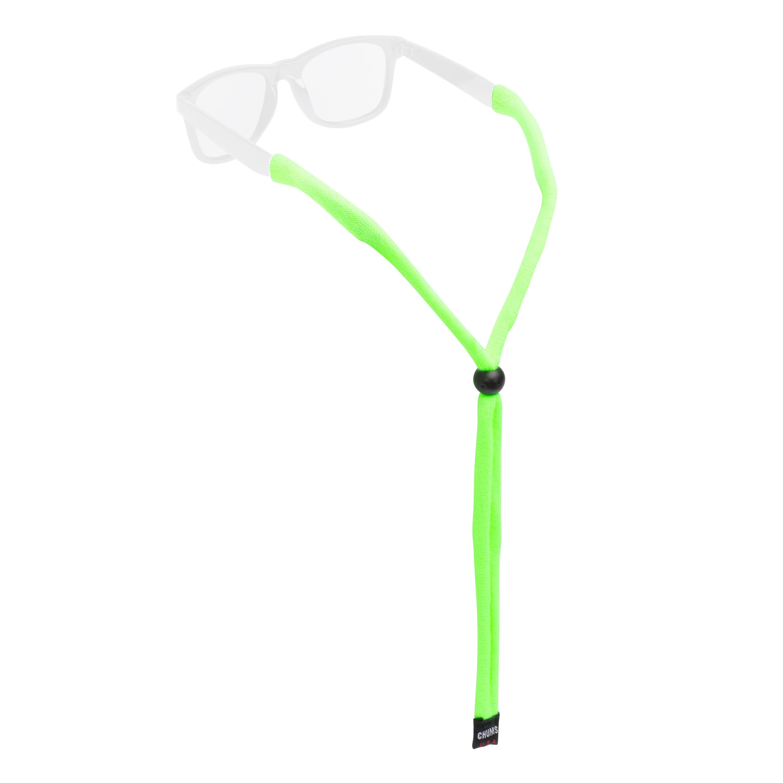 Chums Original Cotton Retainer - Unisex Eyewear Keeper for Sunglasses & Glasses - Adjustable Fit, Washable & Made in USA