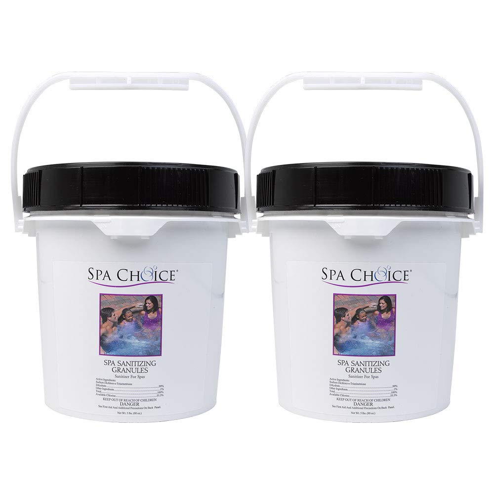 SpaChoice 5-Pounds Premium Spa Sanitizing Granules, Spa Chlorine Granules for Hot Tub, Made in USA