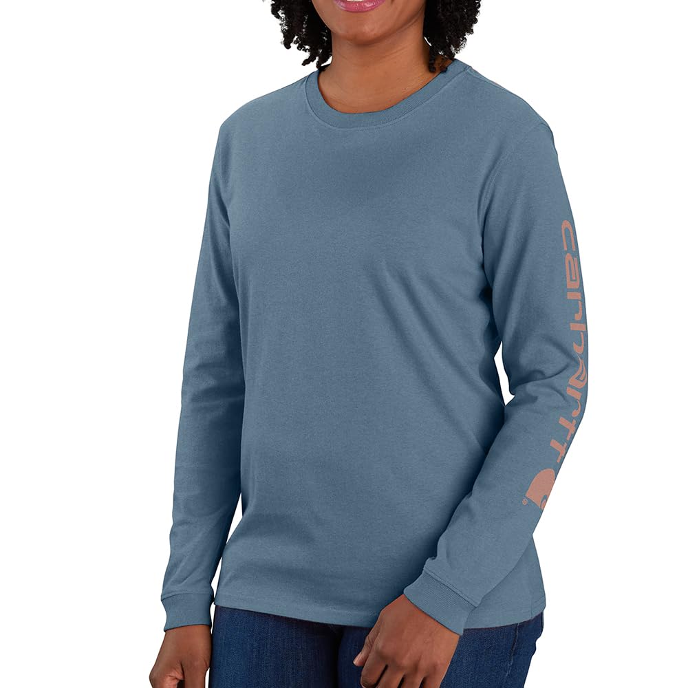 Carhartt Women's Dearborn Loose LS Logo T-Shirt