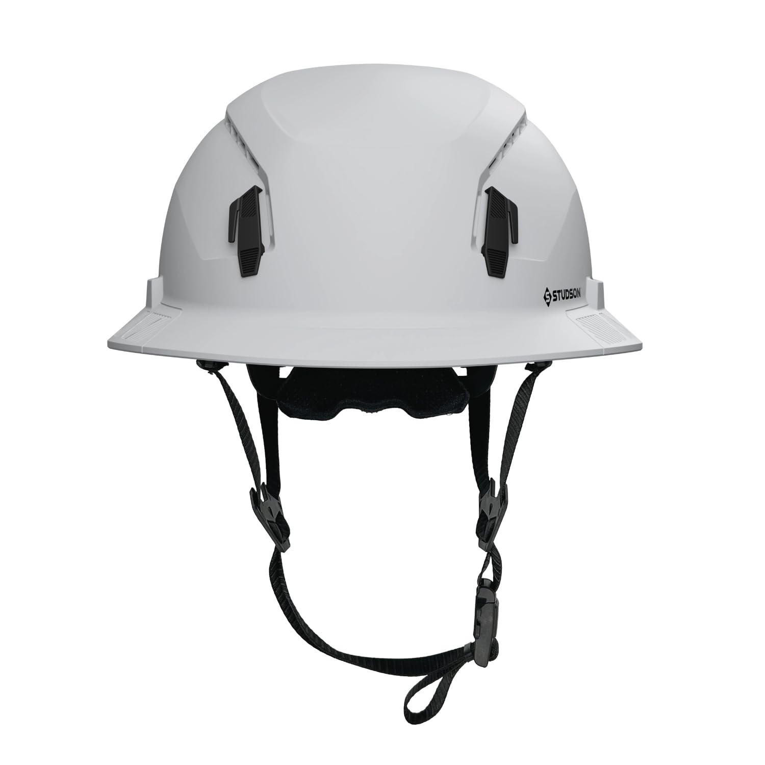 STUDSON SHK-1 Full Brim Safety Helmet: ANSI/ISEA Z89.1 Type II Compliant (R 2019), Lightweight & Breathable, NFC Emergency Contact Chip, One Size, Class C & E Protection