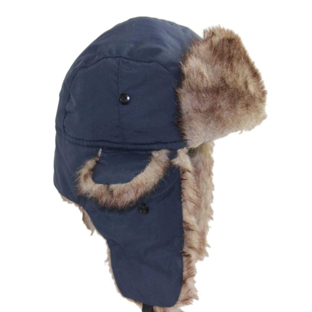 ASWER Trapper Warm Russian Trooper Hat Winter Skiing Cap Women Men Windproof