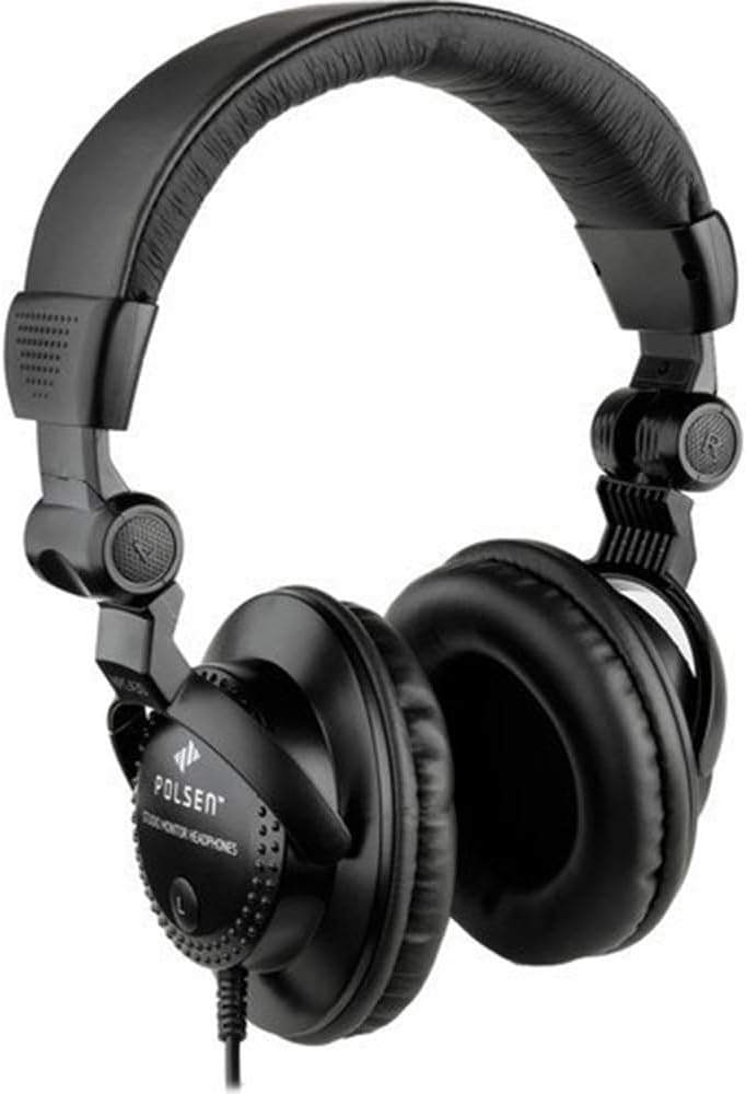 Focusrite Scarlett 4i4 USB-C Audio/MIDI Interface (4th Gen) Bundle with Polsen HPC-A30 Studio Monitor Headphones, Pop Filter and 2x XLR- XLR Cable