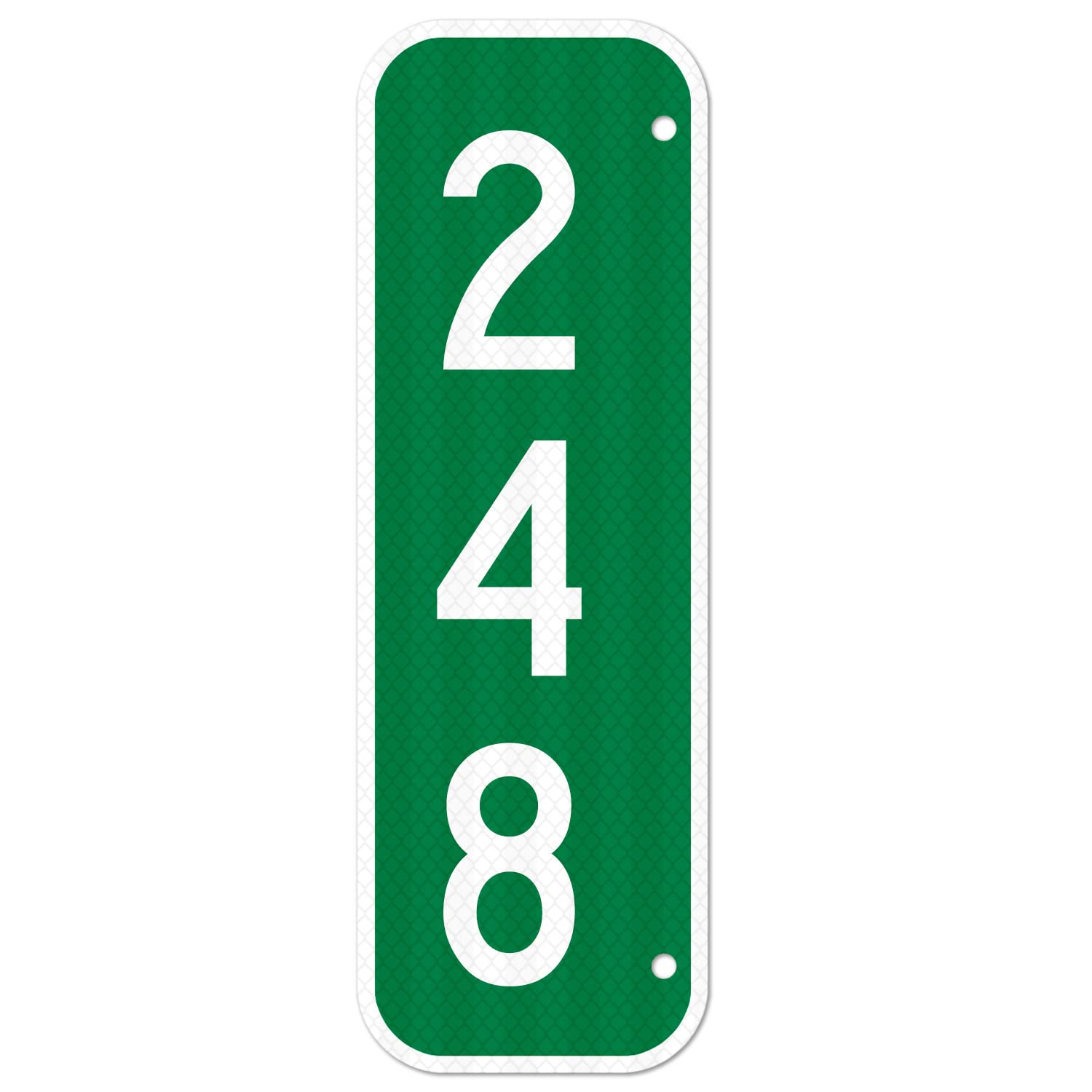 911 Address Number Sign, Custom Emergency Reflective Mailbox Sign, Visible Day & Night, Ideal for Driveway, Multi Unit Buildings and House, 6x12 Inches, 3M EGP Reflective .040 Aluminum, Fade Resistant,