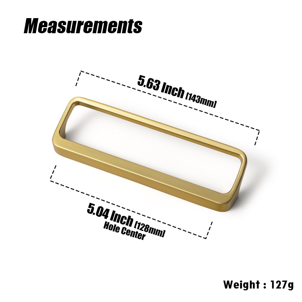 Goo-Ki Antique Brass Cabinet Pulls with 0.6'' (16MM) Hole Centers,Retro Zinc Alloy Drawer Pulls for Drawer,Wardrobe,Cupboard,6 Pack…