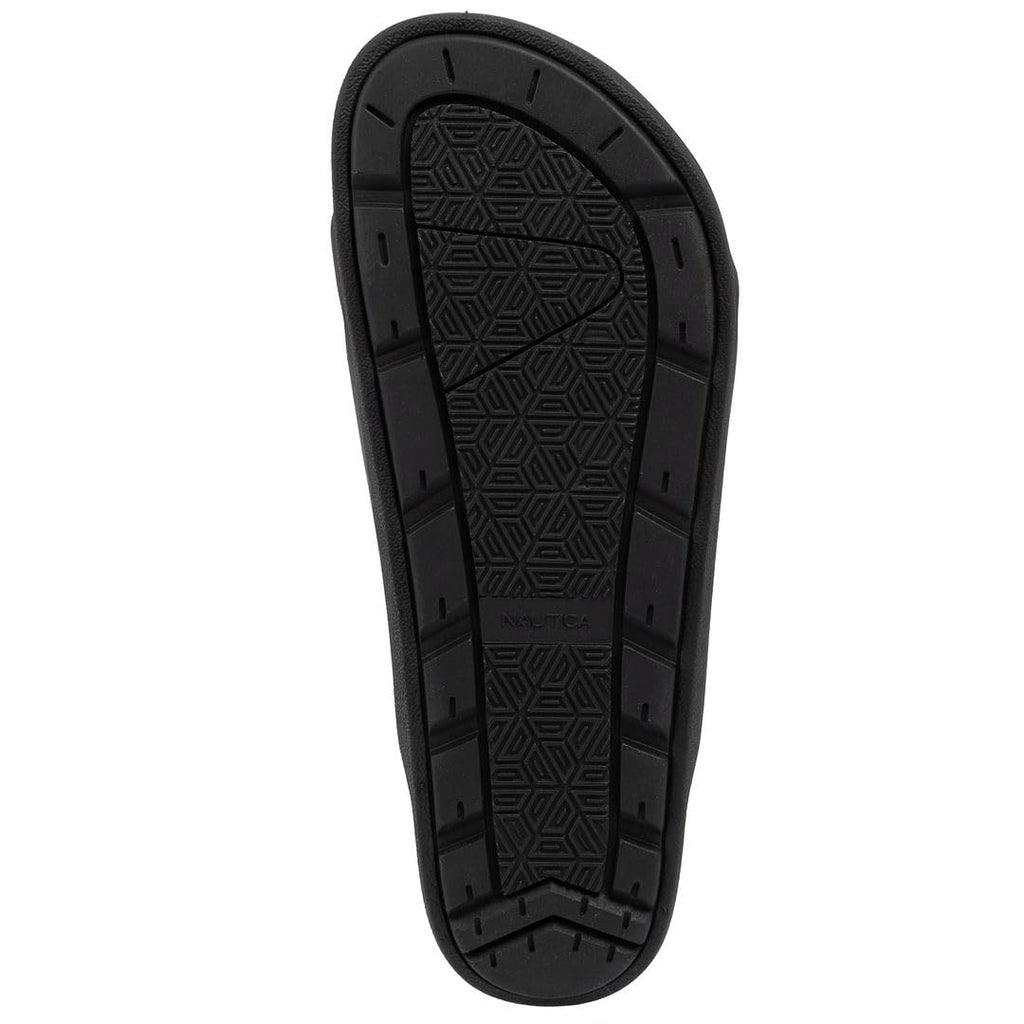 Nautica Men's Sandals - Casual Slides with 2 Adjustable Buckle Straps and Cork Footbed for Ultimate Comfort and Style (Regular/Wide Width, Big Size)