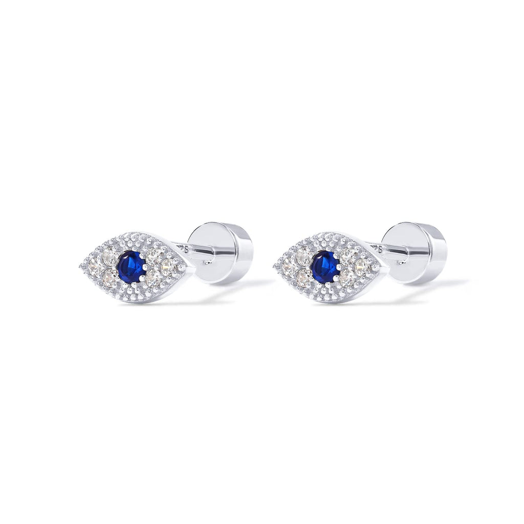 PAVOI 14K Gold Plated Flat Back Earrings | Solid 925 Sterling Silver Posts | Helix Cartilage Earrings for Women | Cubic Zirconia Stud Earrings | Trending Fashion Jewelry