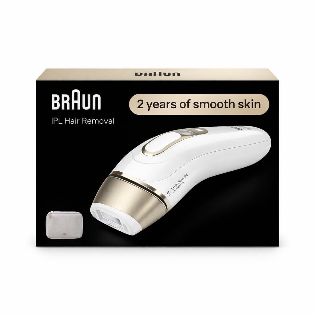 Braun IPL, Silk·Expert Pro 5, IPL Hair Removal for Women and Men, Permanent Laser Hair Reduction At-Home, 1 Head, IPL5100