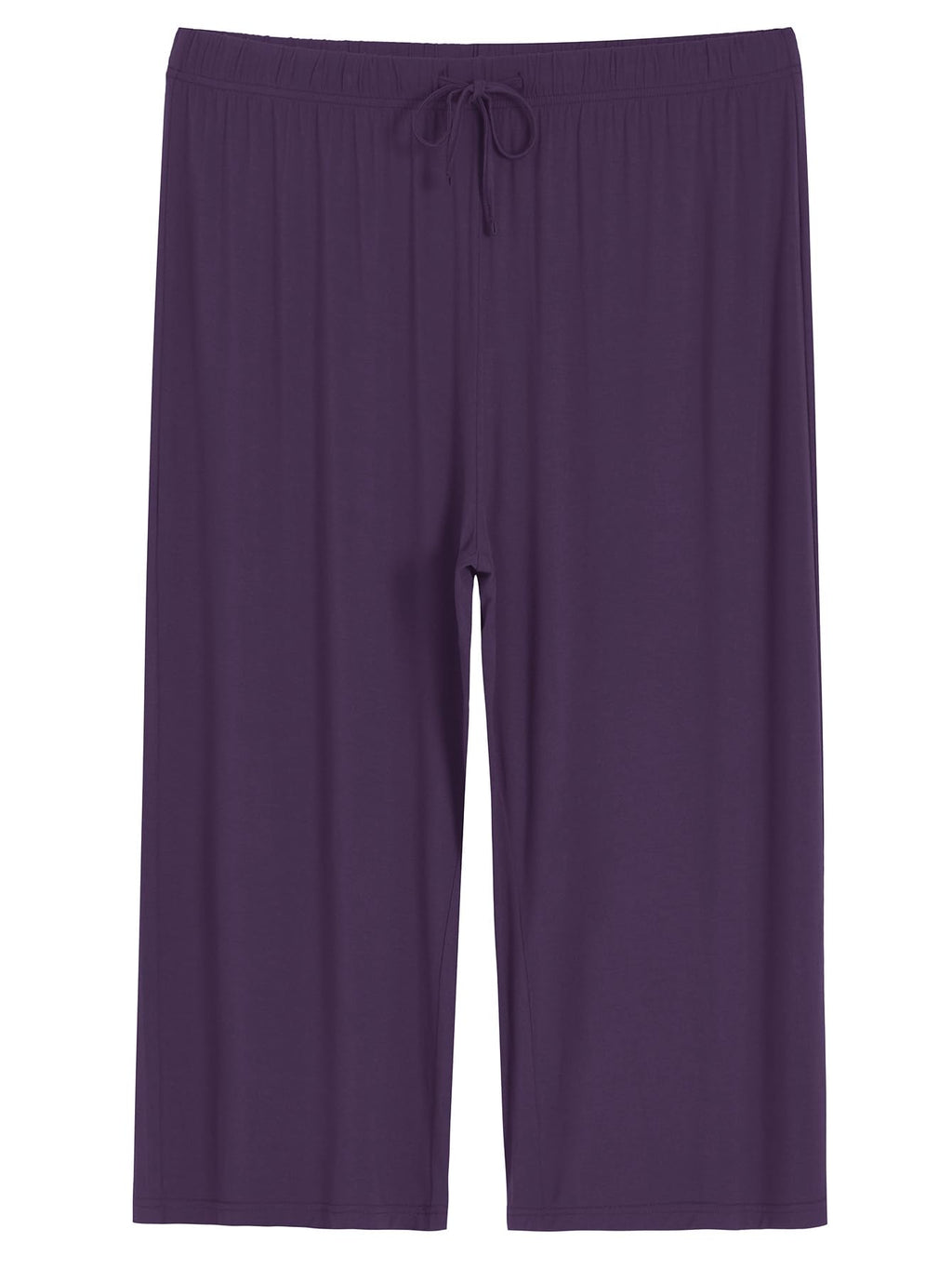 Latuza Women's Plus Size Capri Pajama Pants Wide Leg