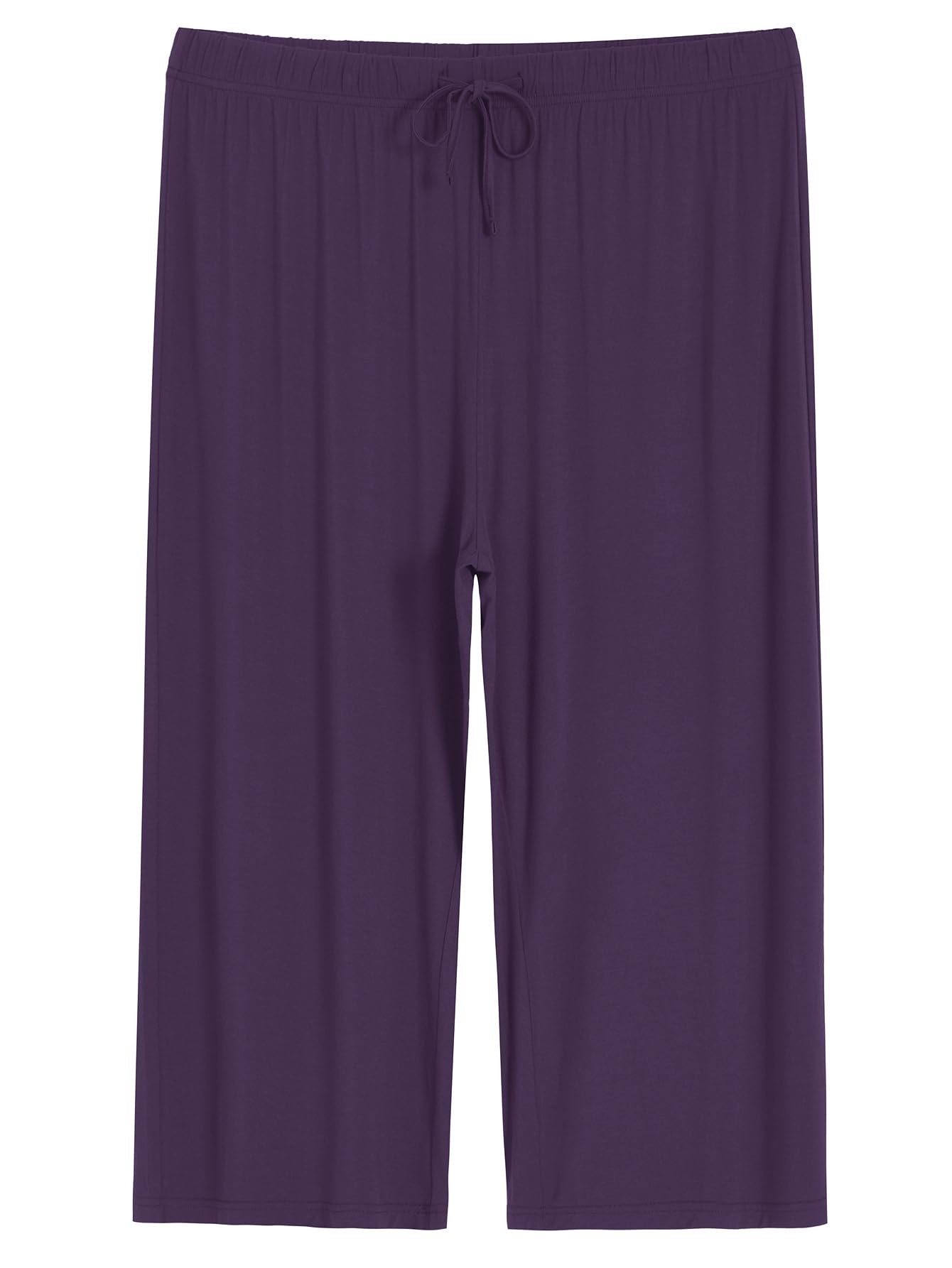 Latuza Women's Plus Size Capri Pajama Pants Wide Leg