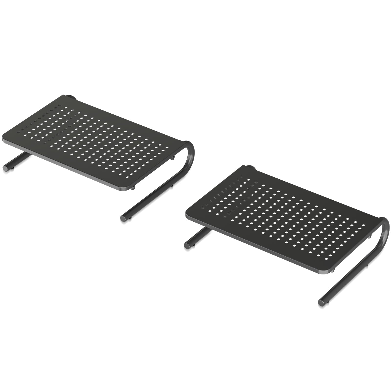 suptek Clamp-on 32 Inch Dual Monitor Desk Mount Riser Shelf Computer Stands for 2 Monitor,Laptop,Printer, Notebook,32.2” x 7.8” x 5.7”