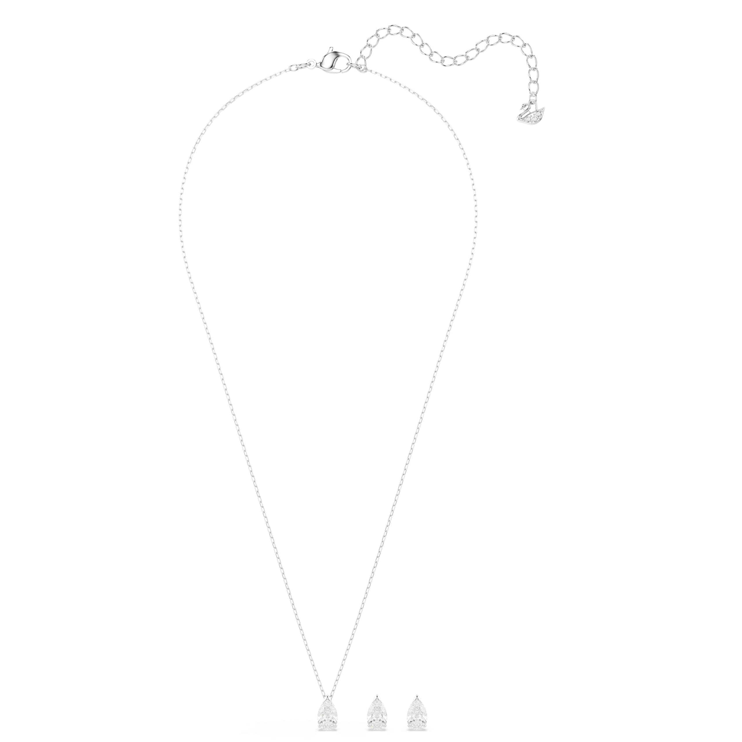 Swarovski Attract Jewelry Set Collection, Blue Crystals, Clear Crystals