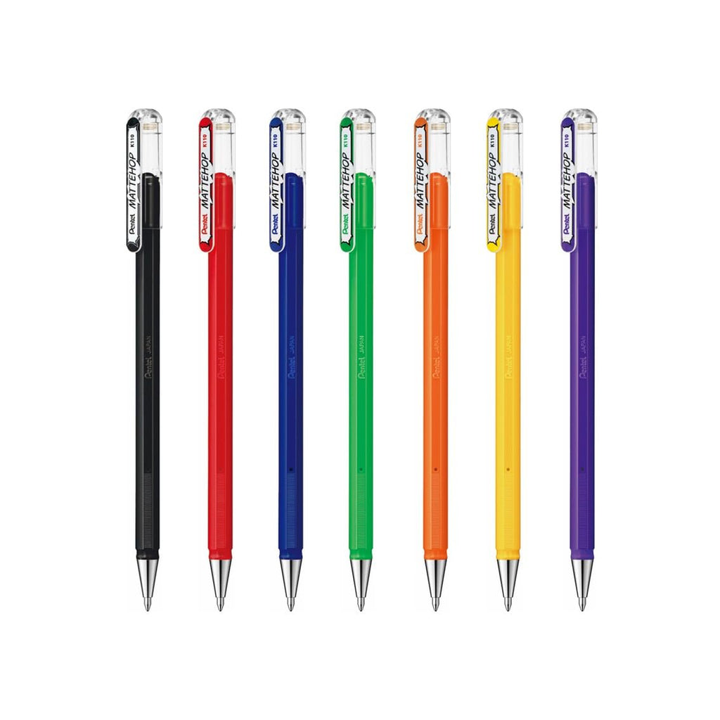 Pentel Matte Hop Original + Sweet Color Ballpoint Pen, 14 Colors K110-V14ST
