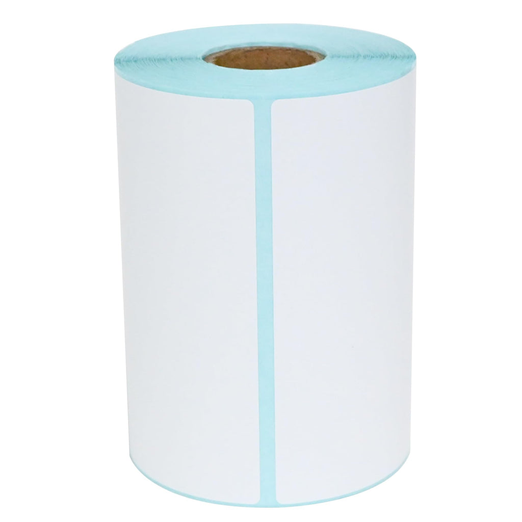 L LIKED 150 PCS 4"x6" Thermal Shipping Labels, White Perforated & Strong Adhesive Direct Thermal Labels (1 Roll), for Postage, Mailing & Shipping