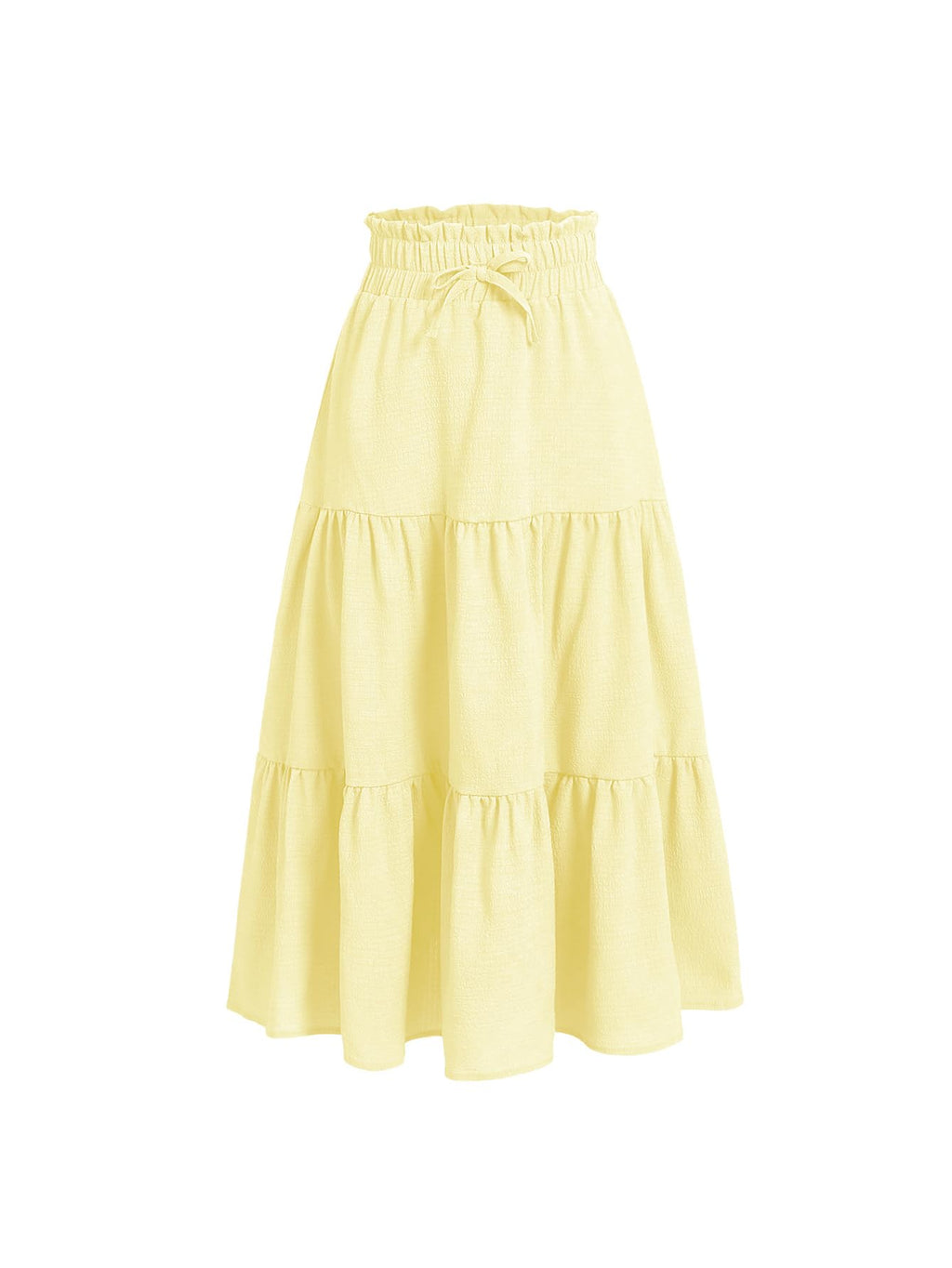 Floerns Girls Boho Floral Print High Waist Flare Hem Summer Long Skirt