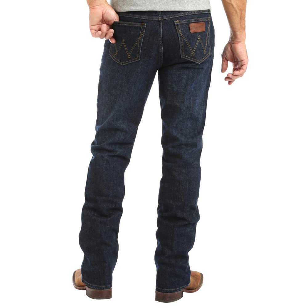 Wrangler Men's 20X 02 Active Flex Competition Slim Fit Stone Blue Jeans