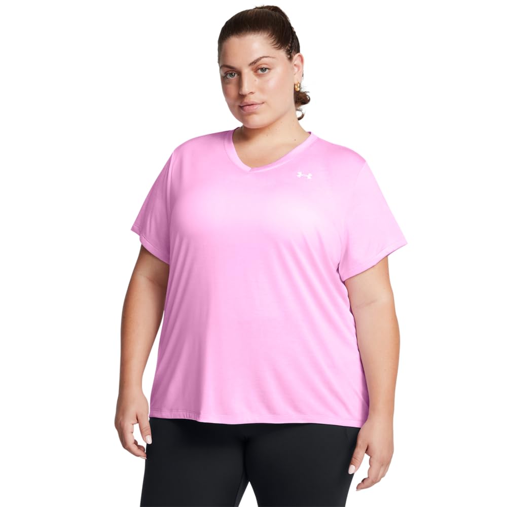 Under Armour Women's Tech Twist V Neck Short Sleeve T-Shirt